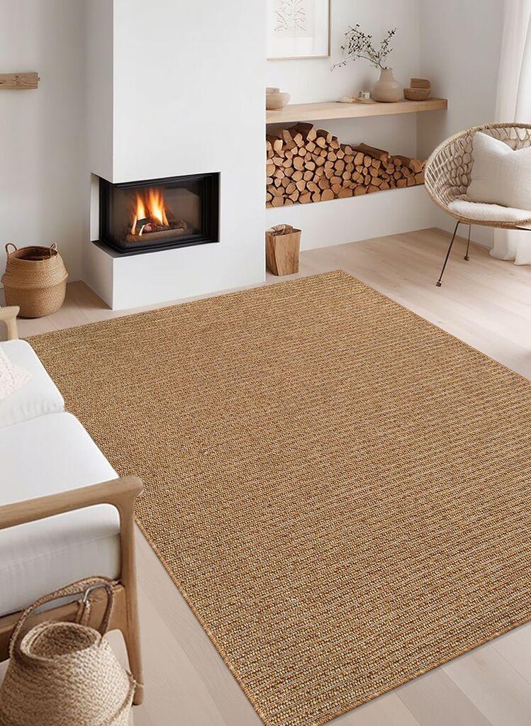 Conceptum Hypnose Tepih Jutem 0103, Pravougaoni, 80 x 150 cm, Braon