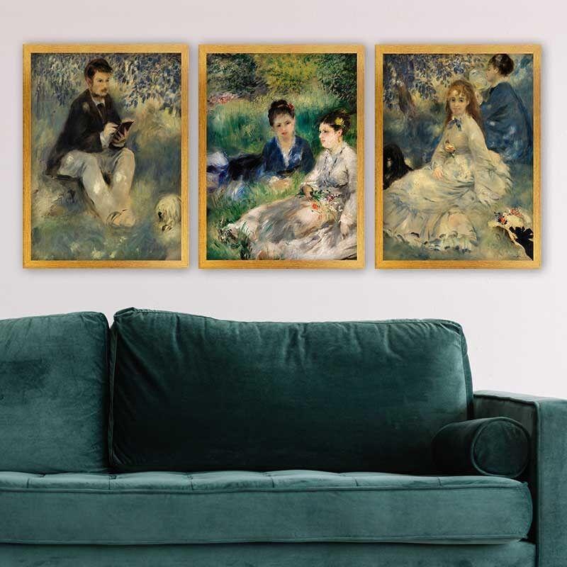 Wallity Set uramljenih slika 3AC_UN894914, 3 Dela