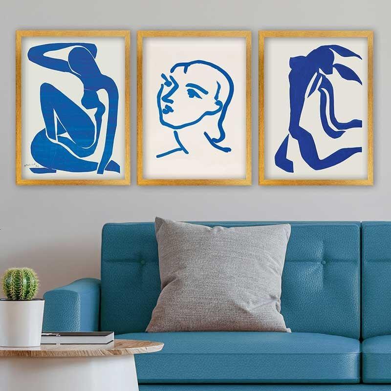 Wallity Set uramljenih slika 3AC_UN024616, 3 Dela