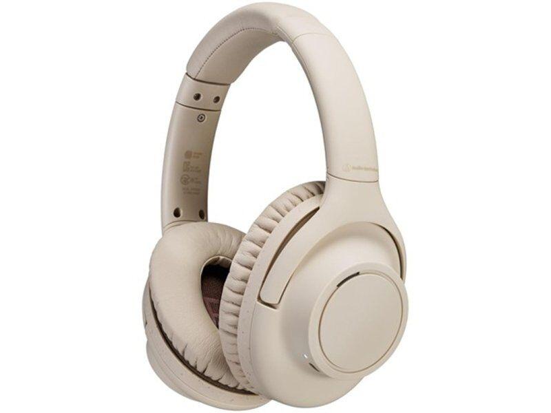 Audio-Technica Bežične bluetooth slušalice ANC ATH-S300BTBG, 103 dB, Bež