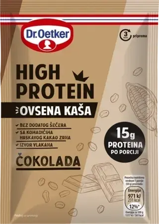 Dr Oetker High Protein Ovsena kaša Čololada, 64 g