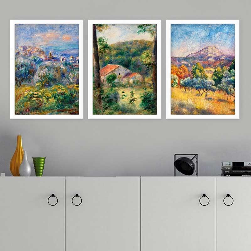 Wallity Set uramljenih slika 3BC_UN894988, 3 Dela