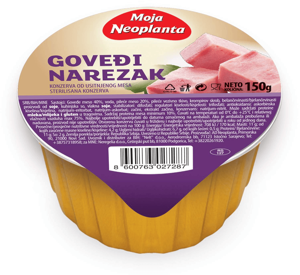 Neoplanta Goveđi narezak, 150 g