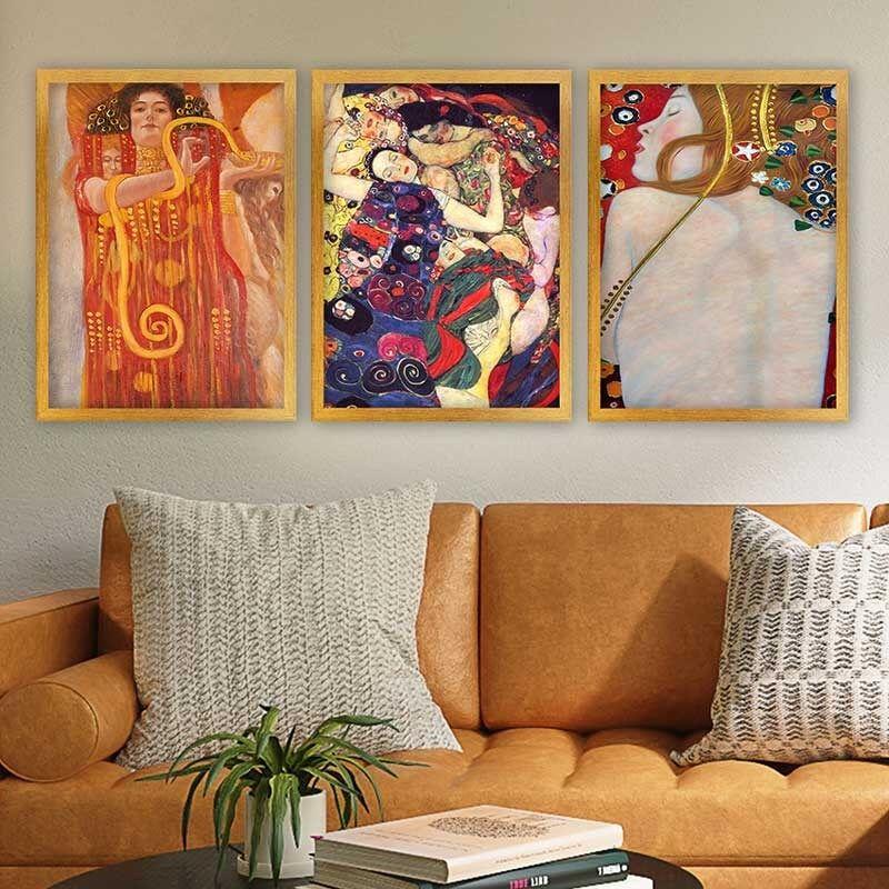 Wallity Set uramljenih slika 3AC_UN987528, 3 Dela