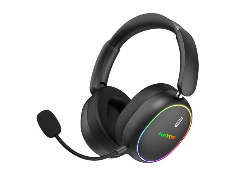 Hator Bežične gaming slušalice Phoenix 2, 115 dB, Crne