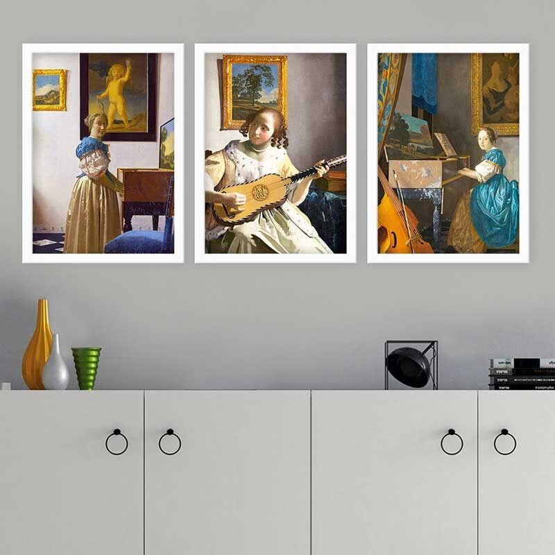 Wallity Set uramljenih slika 3BC_UN3844990, 3 Dela