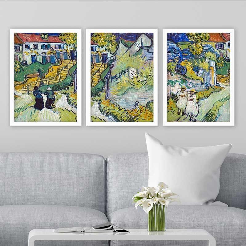 Wallity Set uramljenih slika 3BC_UN3868302, 3 Dela