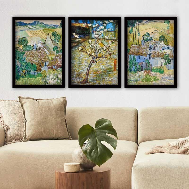 Wallity Set uramljenih slika 3SC_UN256347, 3 Dela