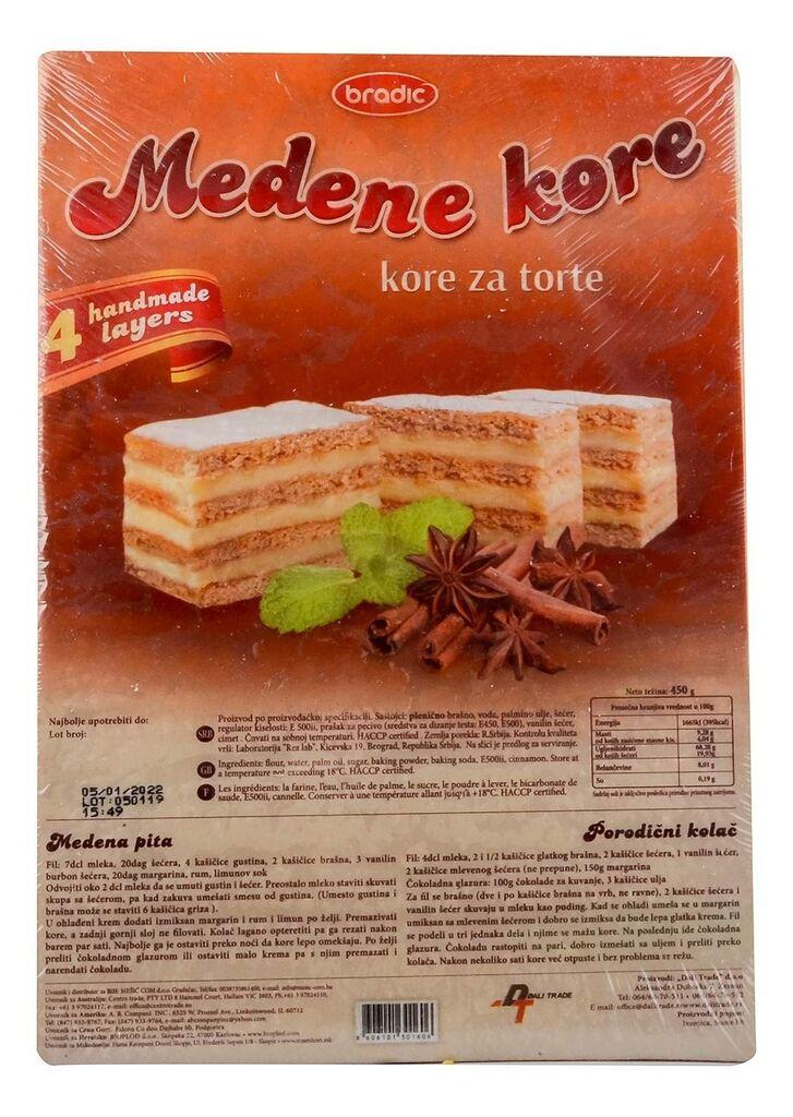 Bradić Rozen medene kore, 430g