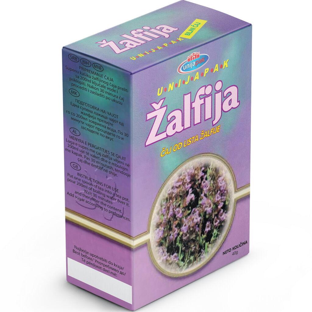 Unijapak Čaj, Žalfija, 40g