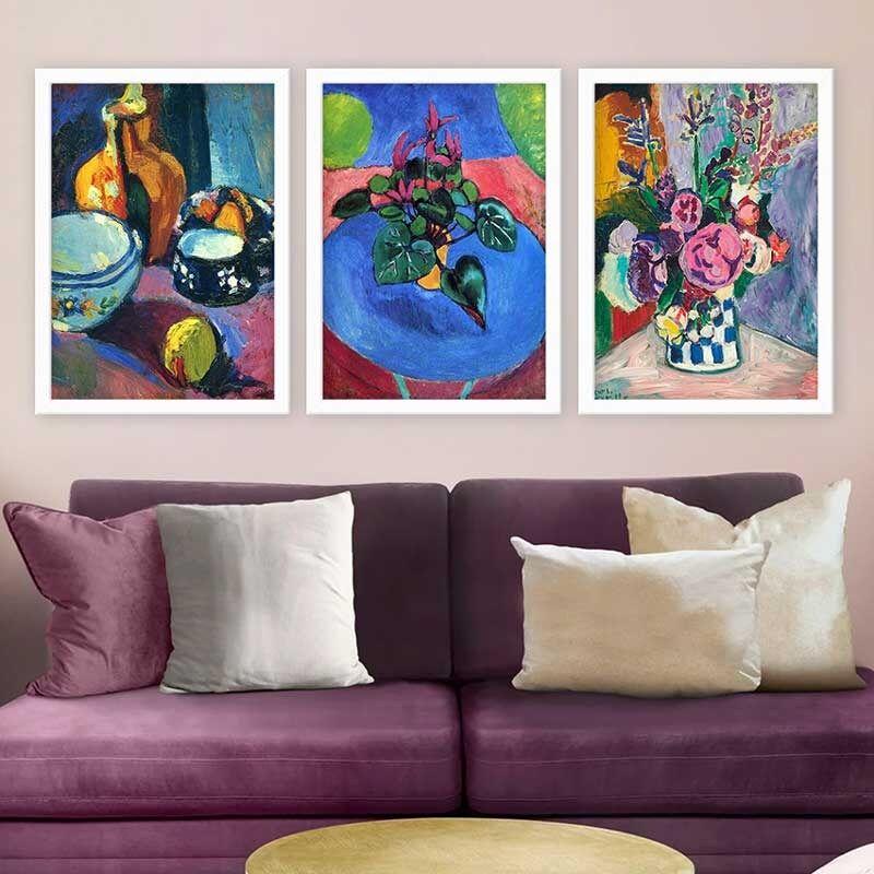 Wallity Set uramljenih slika 3BC_UN025540, 3 Dela