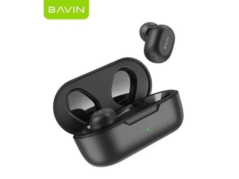 Bavin Bežične BT slušalice Earphones 98, 10m domet, Crne