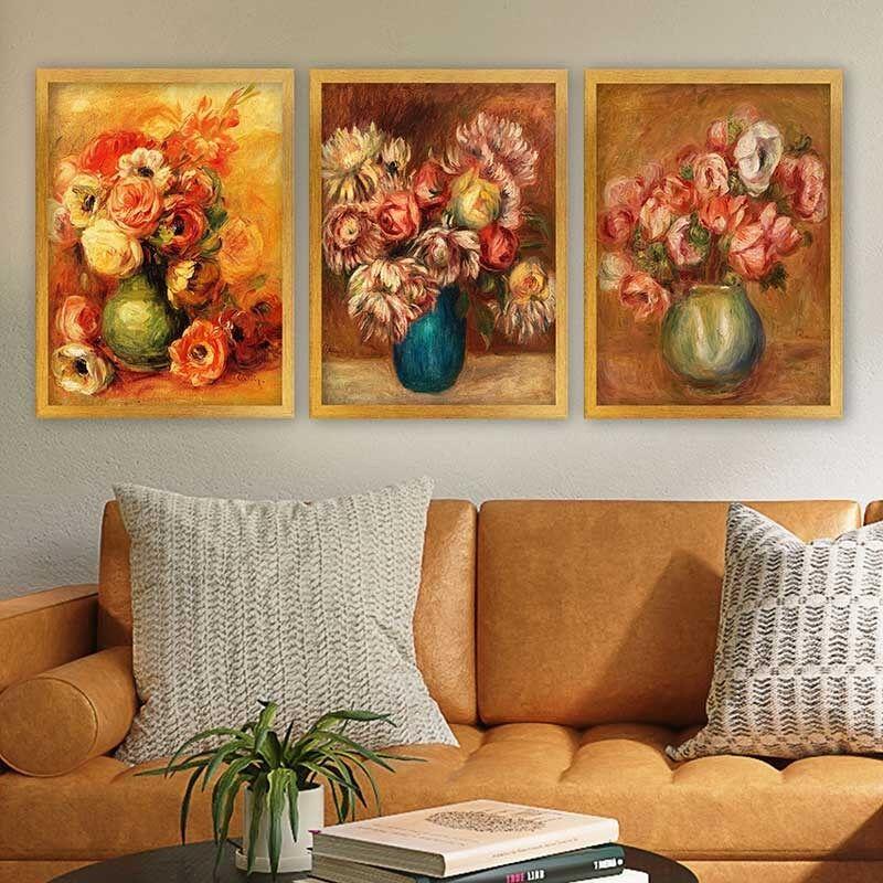 Wallity Set uramljenih slika 3AC_UN3965912, 3 Dela