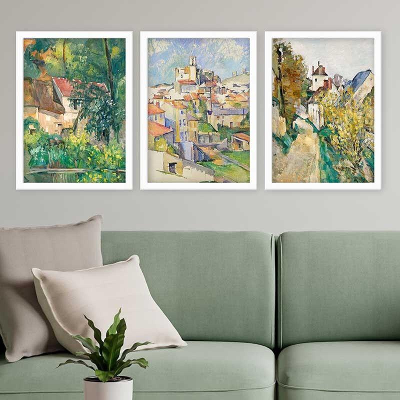 Wallity Set uramljenih slika 3BC_UN2036304, 3 Dela