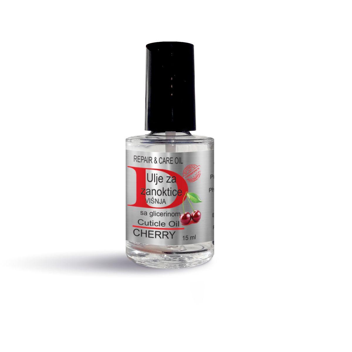 Ulje za zanoktice sa glicerinom, višnja, 15ml