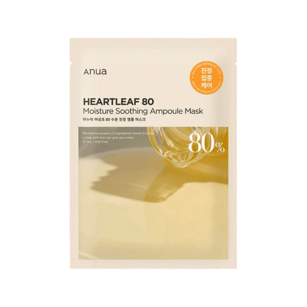 Anua Maska za lice Heartleaf 80 Moisture Soothing Ampoule Mask, 27 ml