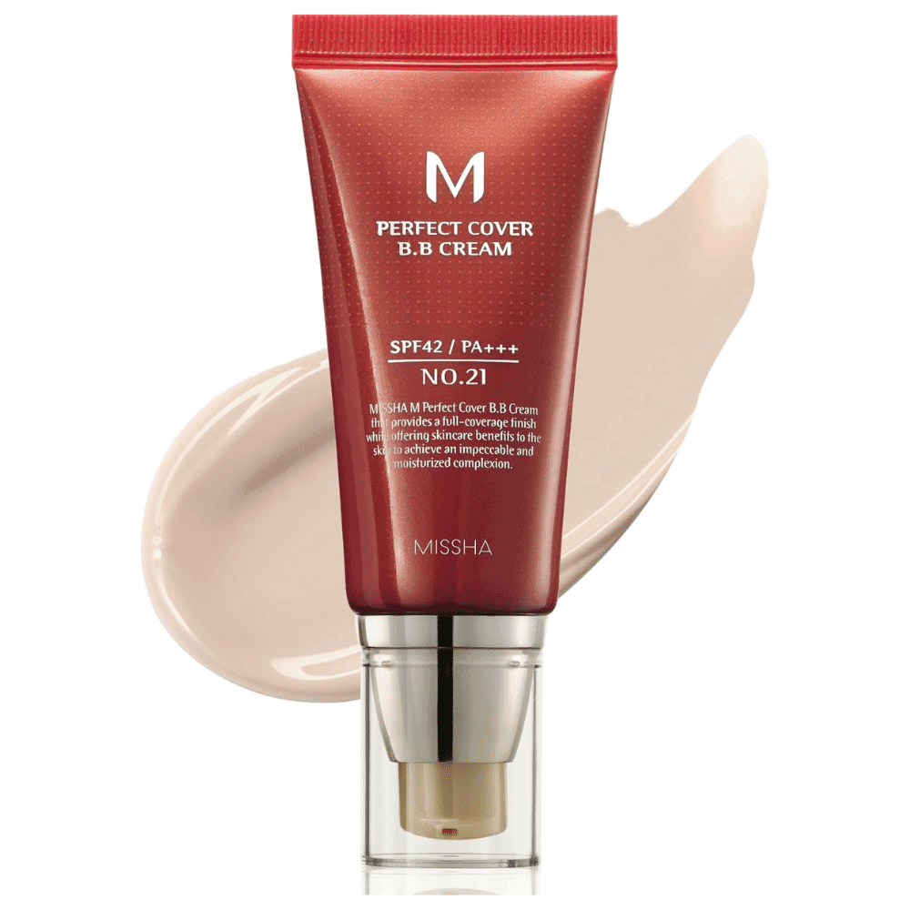 Missha Tonirana BB krema za lice M Perfect Cover BB Cream SPF42 Pa++,+ #21 Light Beige, 50 ml