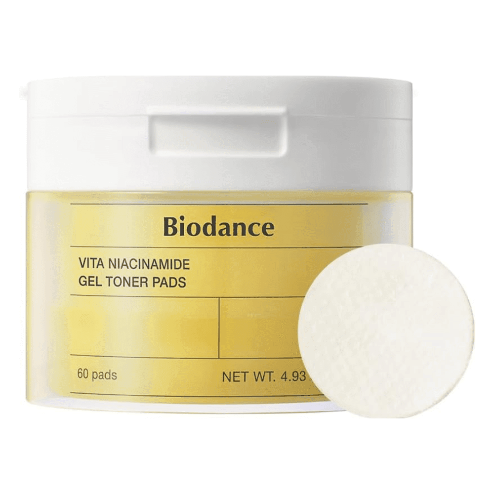 Biodance Blaznice za lice Vita Niacinamide Gel Toner Pad, 60 komada