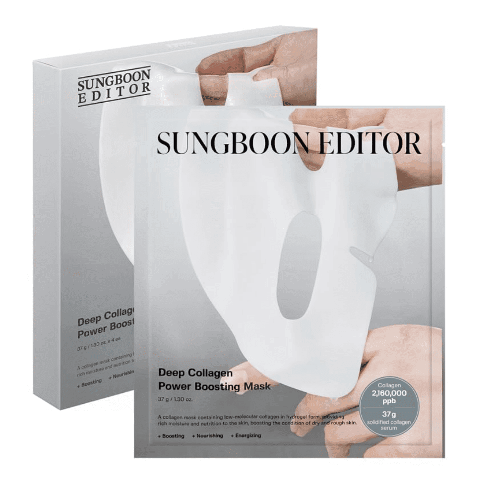 Sungboon Set maski za lice Editor Deep Collagen Power Boosting Mask,4 komada