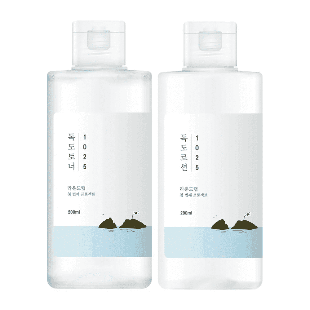 Round Lab Set Toner za lice 1025 Dokdo Toner, 200 ml + Losion za lice Dokdo Lotion, 200 ml