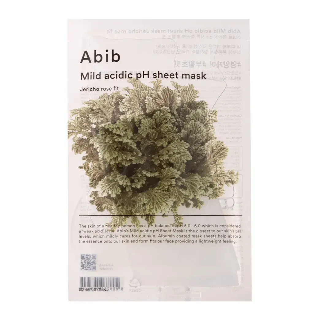 Abib Maska za lice Mild Acidic pH Sheet Mask Jericho Rose Fit