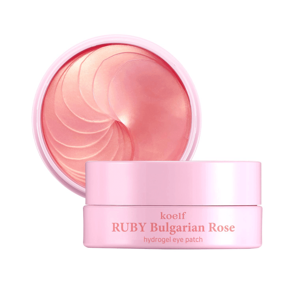 Petitfee Jastučići za područje ispod očiju Koelf Ruby & Bulgarian Rose Eye Patch, 60 komada