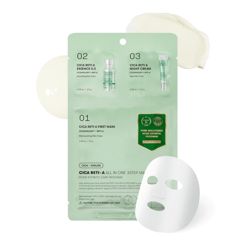 VT Cosmetics Cica Reti-A All In One 3 Step Mask 1ea
