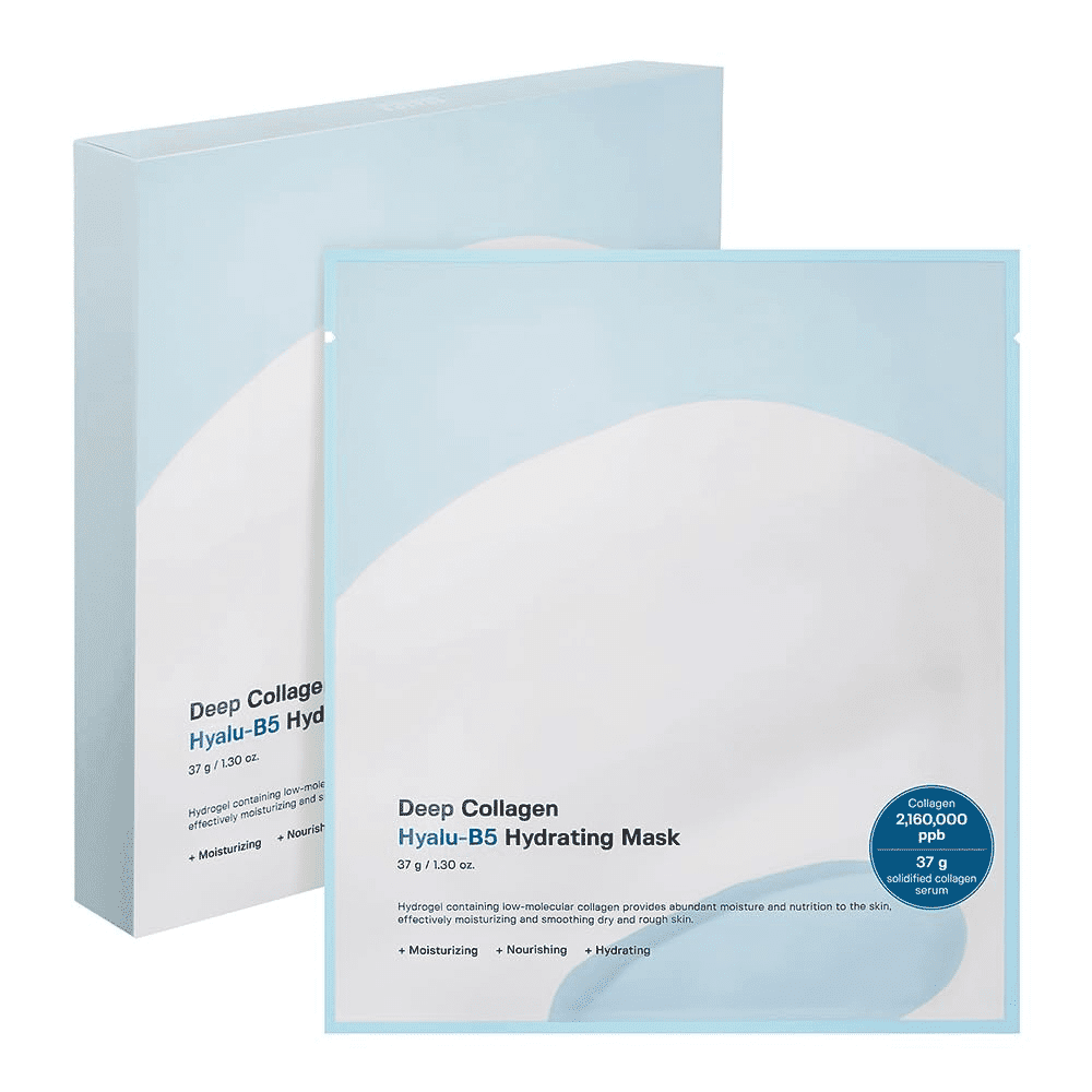 Sungboon Set maski za lice Editor Deep Collagen Hyalu-B5 Hydrating Mask, 37 g, 4 komada