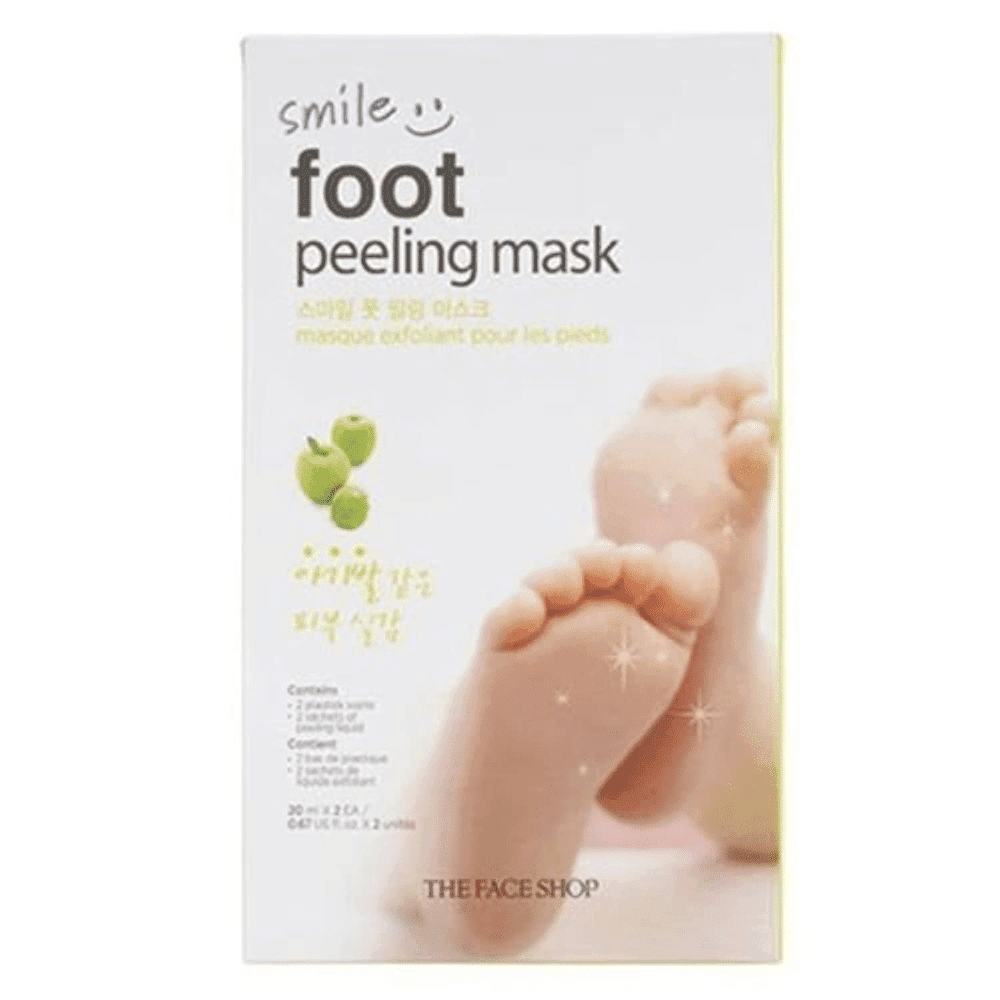The Face Shop Maska za stopala Smile Foot Peeling Mask, 20 ml, 2 komada