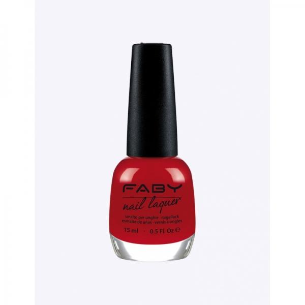 FABY Lak za nokte Faby's Red, 15ml