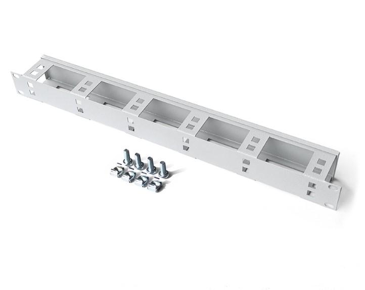 Horizontalni organizer kablova za rek 19", Bela