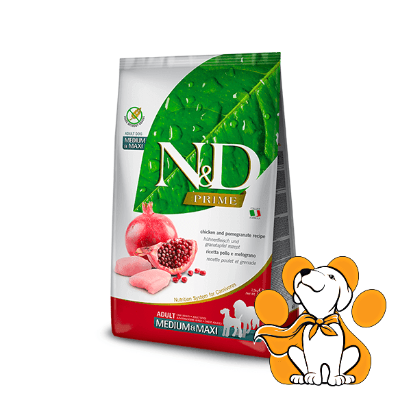 N&D Suva hrana za pse Prime Medium/Maxi Piletina i Nar 2.5kg