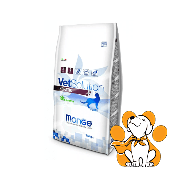 MONGE VETSOLUTION Medicinska hrana za mačke bez žitarica Hepatic 1.5kg