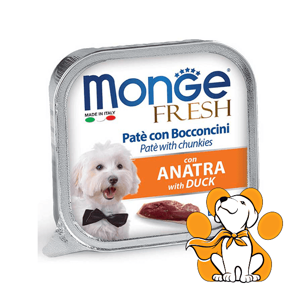 MONGE Vlažna hrana za pse sa pačetinom 100g