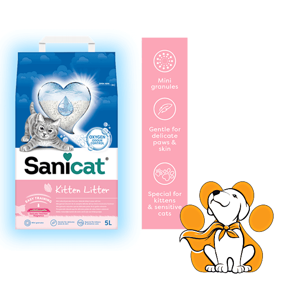 SANICAT Upijajući posip sa mačiće 5L