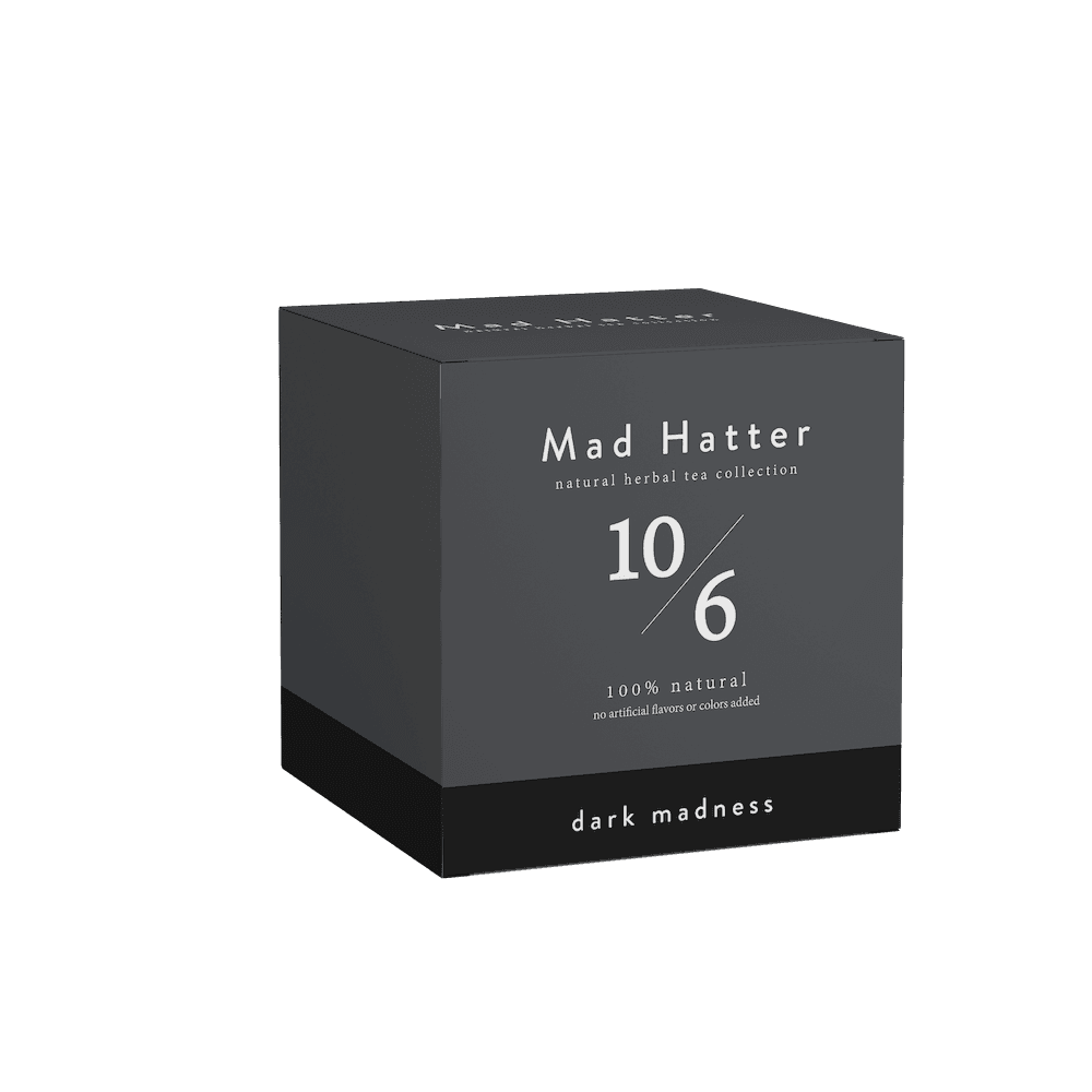 MAD HATTER Crni čaj Dark Madness, 20 kesica