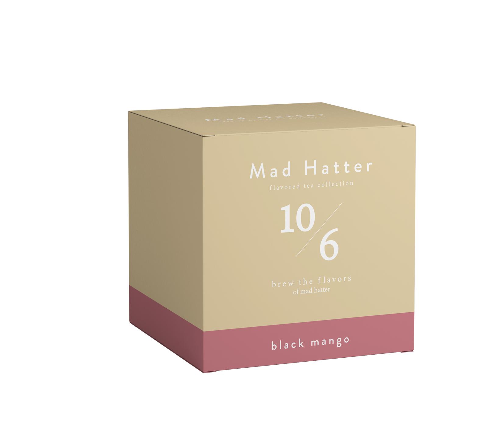MAD HATTER Čaj Black Mango, 20 kesica