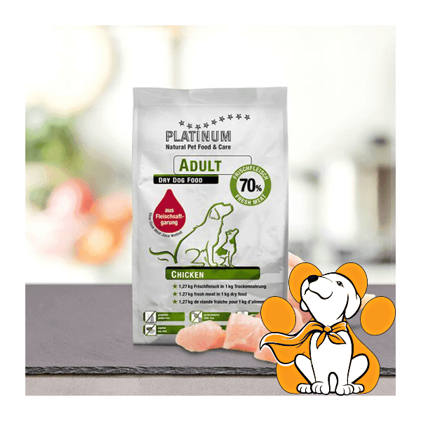 PLATINUM Suva hrana za pse Piletina 1,5kg