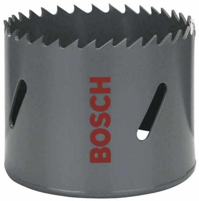 BOSCH Testera za otvore HSS-bimetal za standardne adaptere 2608584121 64 mm 2 1/2" siva