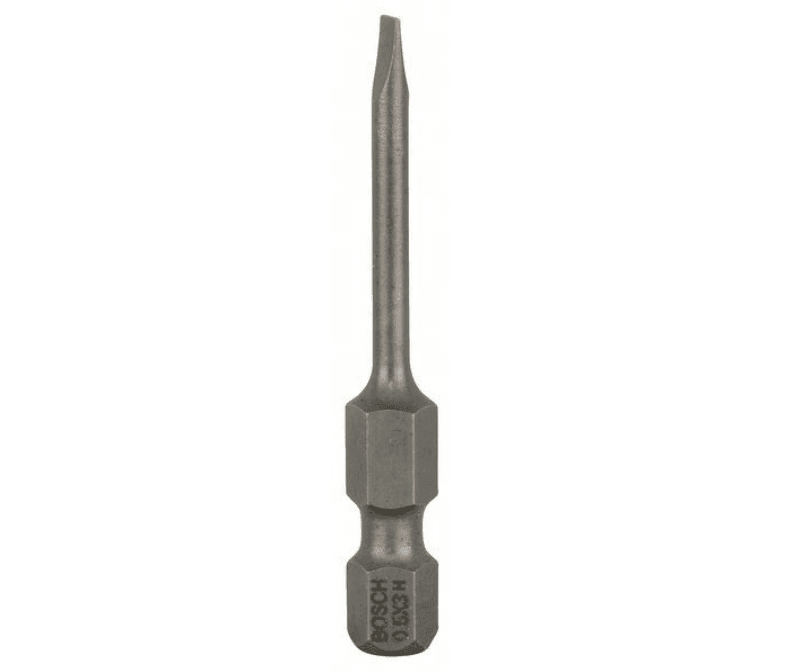 BOSCH Bit odvrtača ekstra-tvrdi 2607001473 S 0.5x3 49 mm sivi