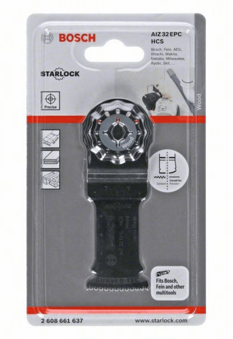 BOSCH HCS list testere za uranjanje AIZ 32 EPC Wood 2608661637 50 x 32 mm crni