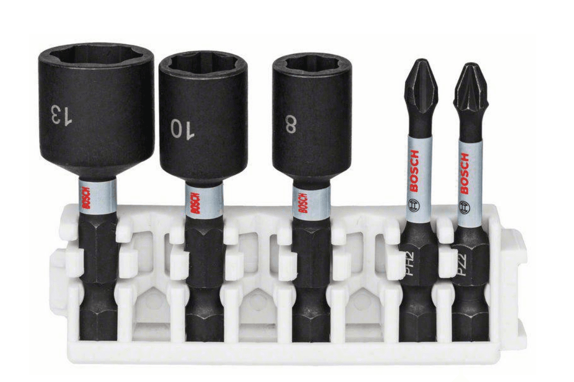 BOSCH Impact Control Set bitova odvrtača i nasadnih ključeva 5-delni