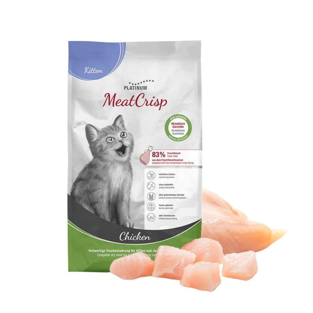 PLATINUM Suva hrana za mačiće Meat Crisp Kitten, Piletina, 400 g
