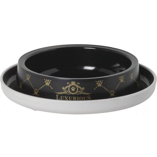 MODERNA Posuda pse i mačke Trendy Dinner Luxurious, 210ml, Crna