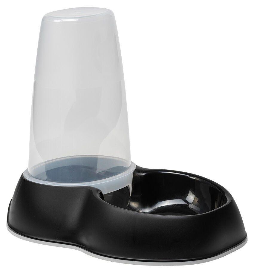 MODERNA Hranilica za pse i mačke Sensiflo, 1.5l, Crna