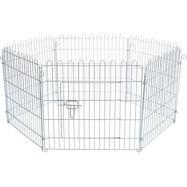 TRIXIE Metalna ograda za glodare Outdoor Run, 6 elemenata, 63 x 58 cm