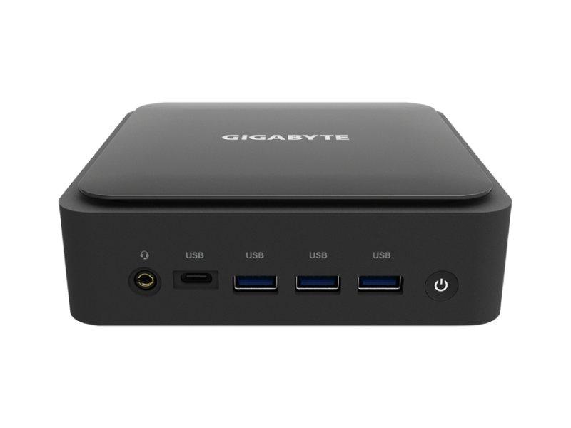 GIGABYTE Desktop računar GB-BER7-5700 BRIX Mini PC, AMD Ryzen 7, 5700U, 1.8 GHz (4.30 GHz), Crni