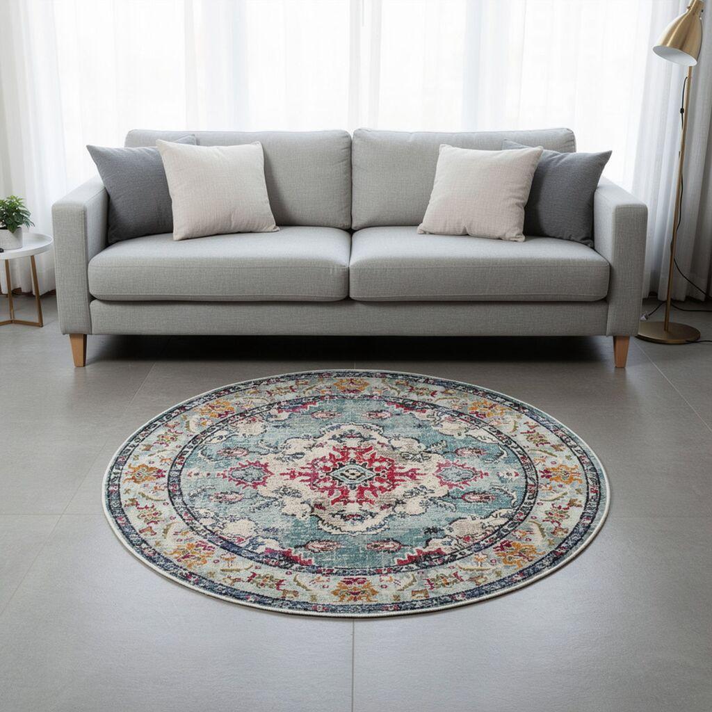 Conceptum Hypnose Tepih, 140x140cm, Tirkizni