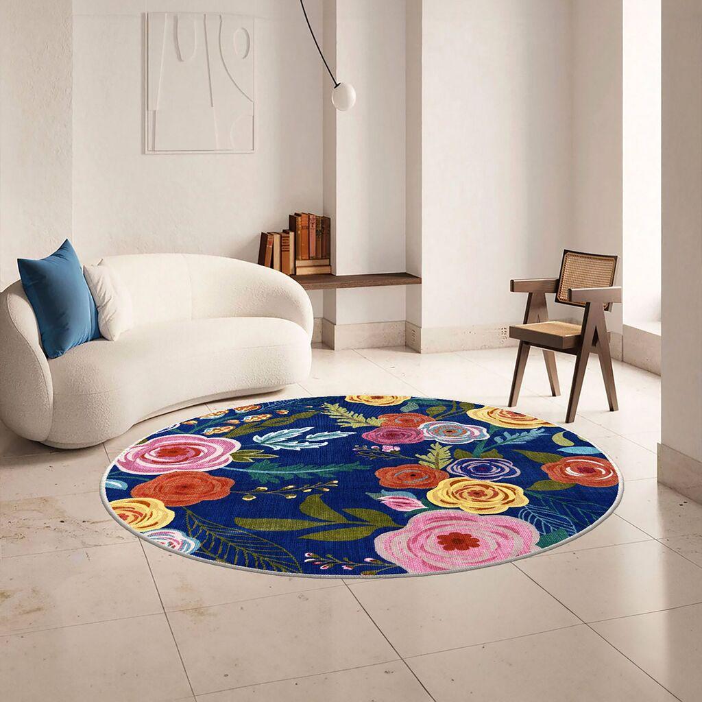 Conceptum Hypnose Tepih, 90x90cm, Teget