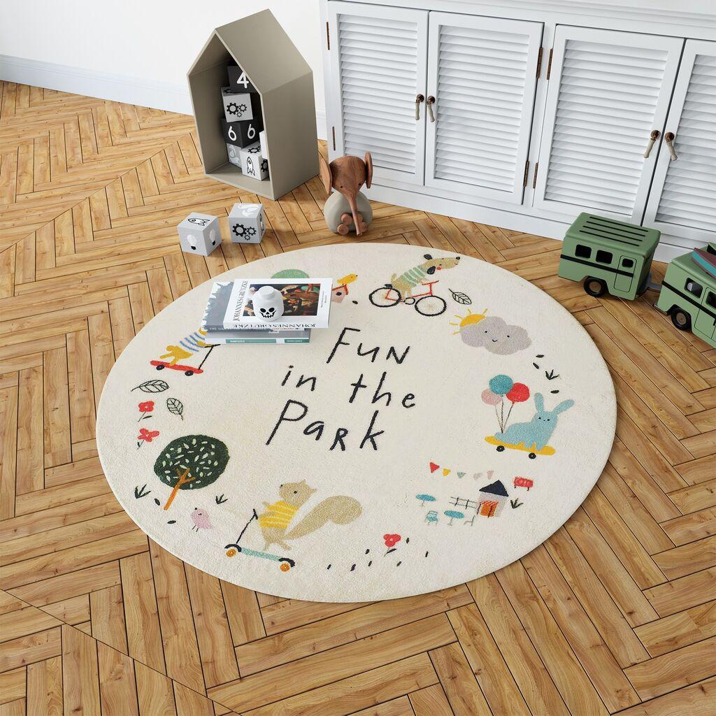 Conceptum Hypnose Tepih, 90x90cm, Beli